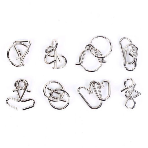 Головоломка металлическая «Загадки пиратов», набор 8 шт.