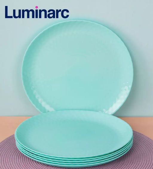 Тарелка обеденная ПАМПИЛЬ ТЮРКУАЗ бирюзовый 25см арт.Q4649 /Люминарк/ - Luminarc фото 5