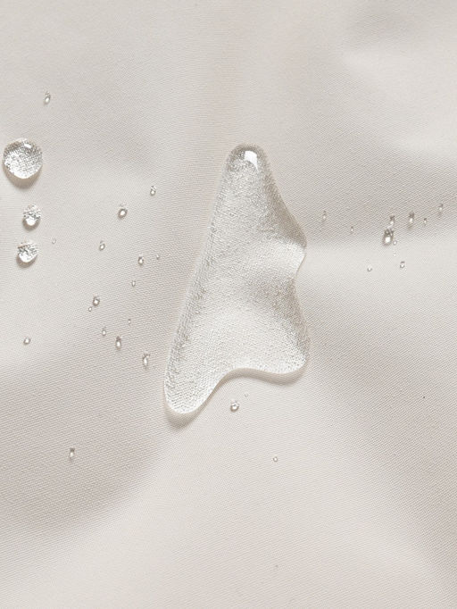 Парка зимняя подростковая для девочки с капюшоном и мехом бежевого цвета 9534B