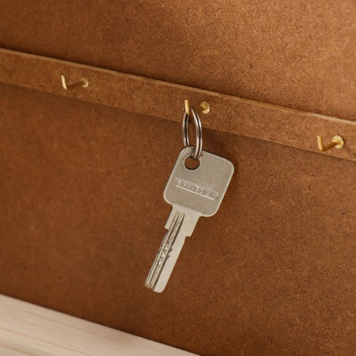 Ключница "Лодочки" 24х29 см молочный дуб