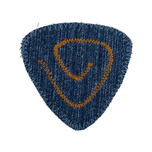 Термоаппликация BLITZ геометрия джинс 6 шт Треугольник 6.5х6 см