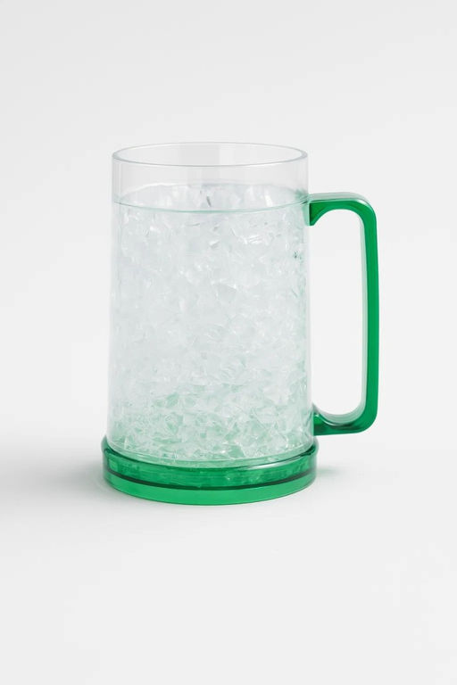 Охлаждающая кружка для напитков 500 мл, green