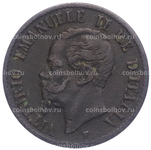 Монета 1 чентезимо 1862 года N Италия