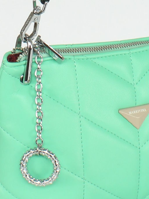Сумка женская искусственная кожа Marrivina-22511, 1отд+карм/пер, плечевой ремень, зеленый SALE 254609 - Adelia фото 9