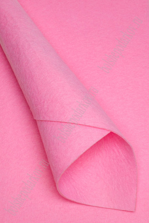 Фетр жесткий 2 мм (10 листов) SF-1944, розовый №087