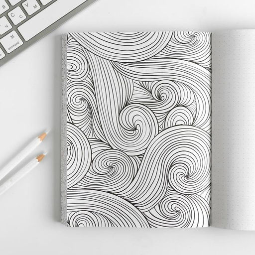 Ежедневник-Смэшбук с раскраской антистресс А5, 80 л Сияй ярче звезд