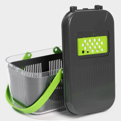 Овощерезка универсальная Chopper, 22 в 1, серая, зелёная