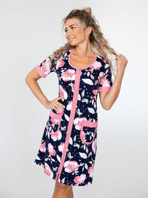 Халат женский, модель 124,трикотаж (Цветение) - Ивановотекстиль фото 8