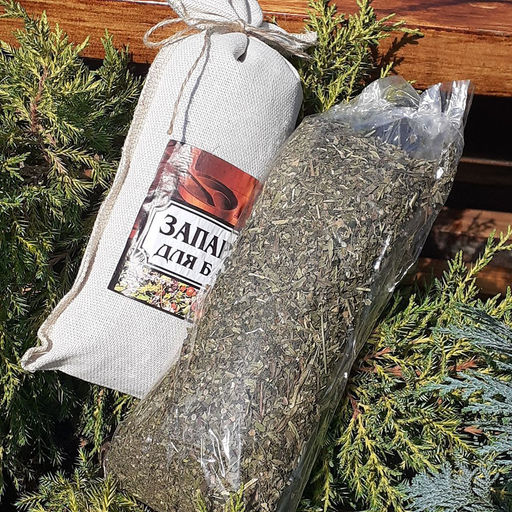 Запарка для бани,Горные душистые травы . 90гр. 25х8х6см. Домбай. - Family фото 2