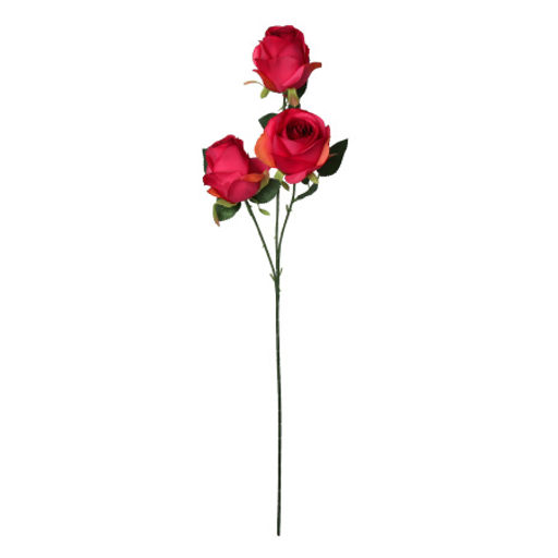 Цветок искусственный Роза букет 66 см 3 головы / HJY-4 /уп 2/400/ - Галеонтрейд фото 8