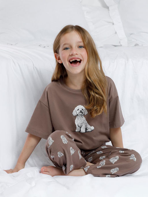 МП 1657/капучино 1312 Н090.1 пижама для дев