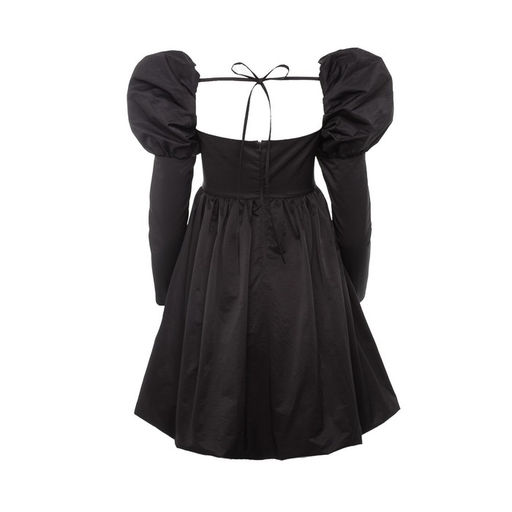 Платье женское короткое MINAKU: PartyDress, чёрное, размер 42-44