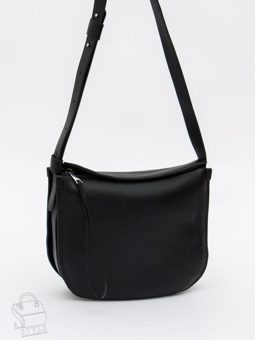 Сумка женская кожаная 1011L black Polina&Eiterou