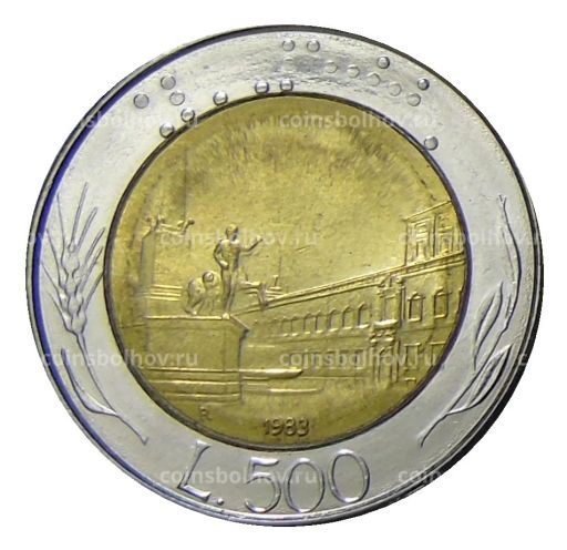500 лир 1983 года Италия
