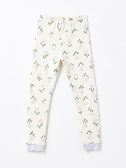 Beli Lastikli ?i?ekli K?z ?ocuk Pijama Alt - Waikiki фото 2