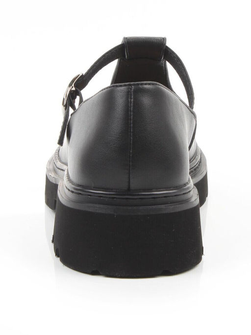 06-DLG02-1 BLACK Туфли женские (натуральная кожа)