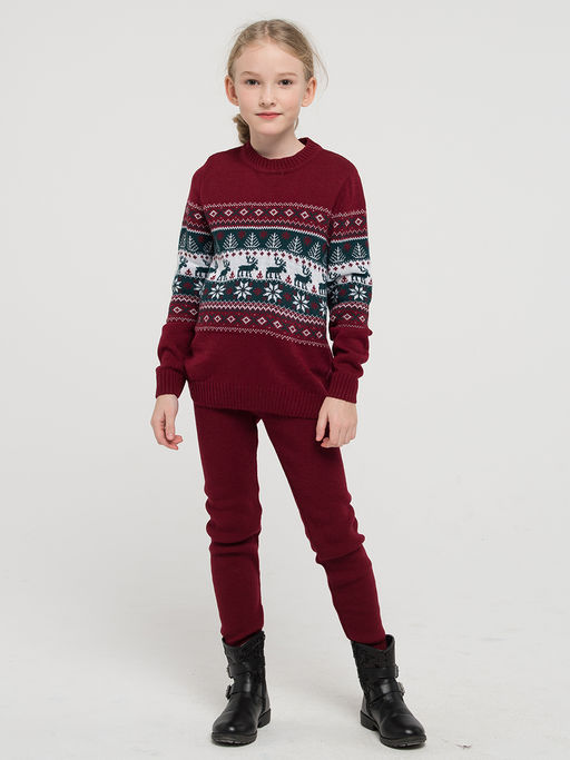 Рейтузы детские 212-10113. 254 спелая вишня