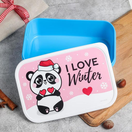 Ланч - бокс новогодний I love winter, 1.2 л