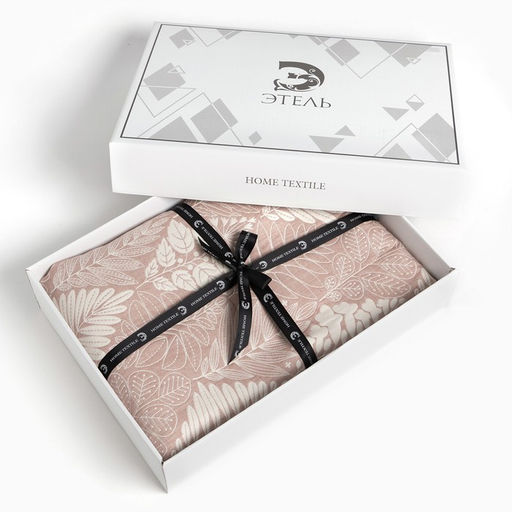 Покрывало хлопковое Этель Лес 220х2405 см, цвет бежевый, 100% хлопок, 300 гр/м2  фото 2