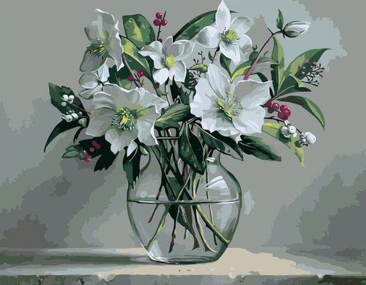 Картина по номерам на холсте и подрамнике 40х50 см