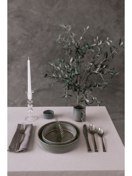 Тарелка глубокая Magistro Shadow, 480 мл, d=15 см, с высоким бортом 4.3 см, фарфор, серая фото 4