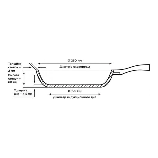 Сковорода с антипригарным покрытием Walmer Rochester, 26 см, цвет голубой  фото 8