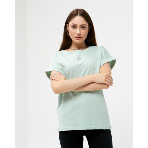 Футболка женская MIST basic, светлая олива, размер 40-42