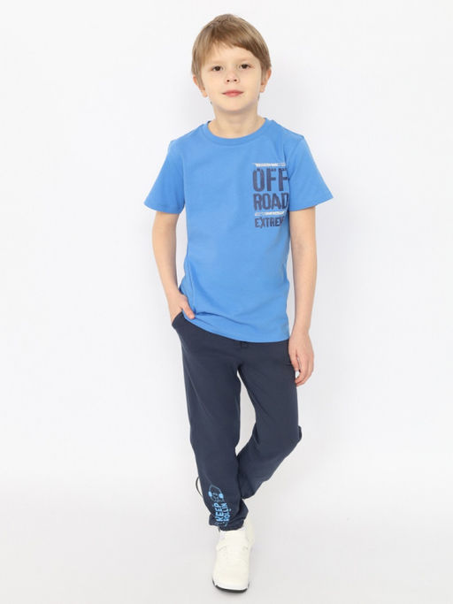 CRB wear/ HSJB 63838-43 Футболка для мальчика,голубой/Ex.Cherubino  фото 2