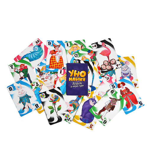 Игра карточная "Уномания. Алиса в стране чудес"