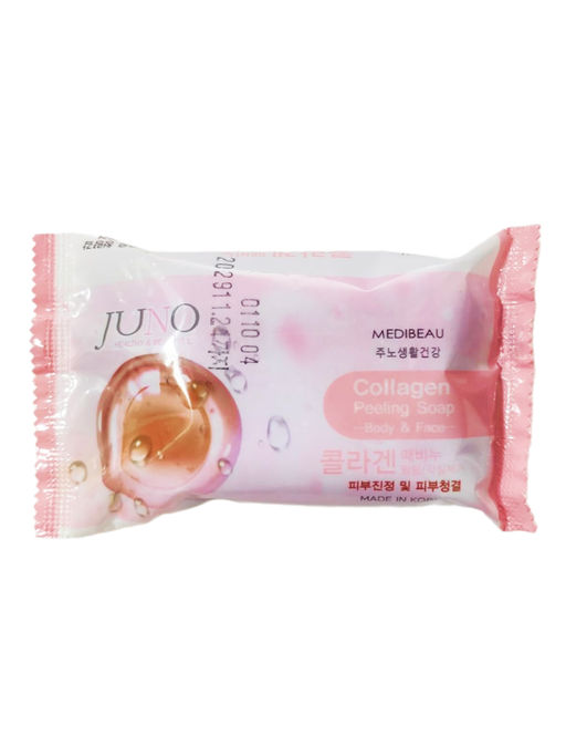 MEDIBEAU Косметическое пилинг-мыло для лица и тела с коллагеном / Collagen Peeling Soap, 150 г