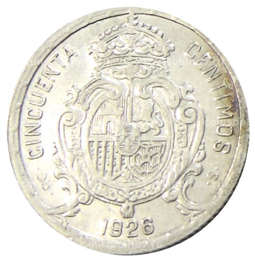 50 сентимо 1926 года Испания