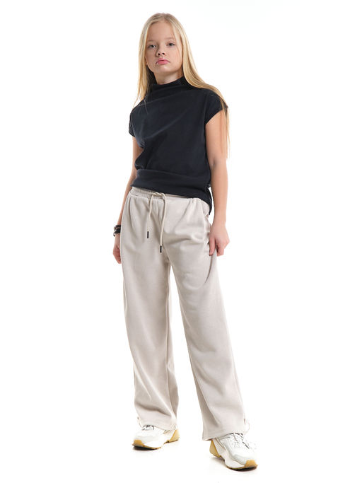 Брюки для девочки 33-7494 серый - Mini maxi фото 15