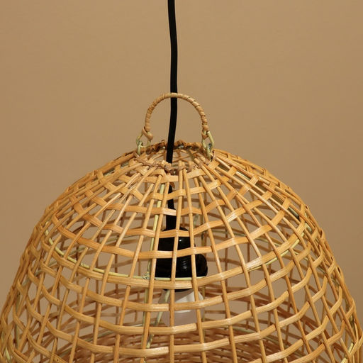 Светильник потолочный из ротанга «Трай», 1×120 Вт, Е27, 35×35×43 см