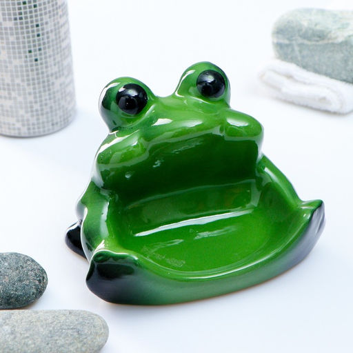 Мыльница «Лягушка», фарфор