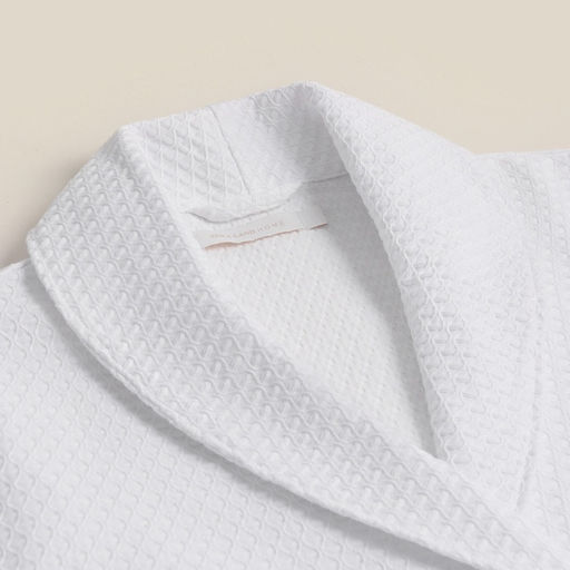 Халат вафельный женский SL HOME: Waffle «Блан де Блан», размер S, хлопок 100%, белый