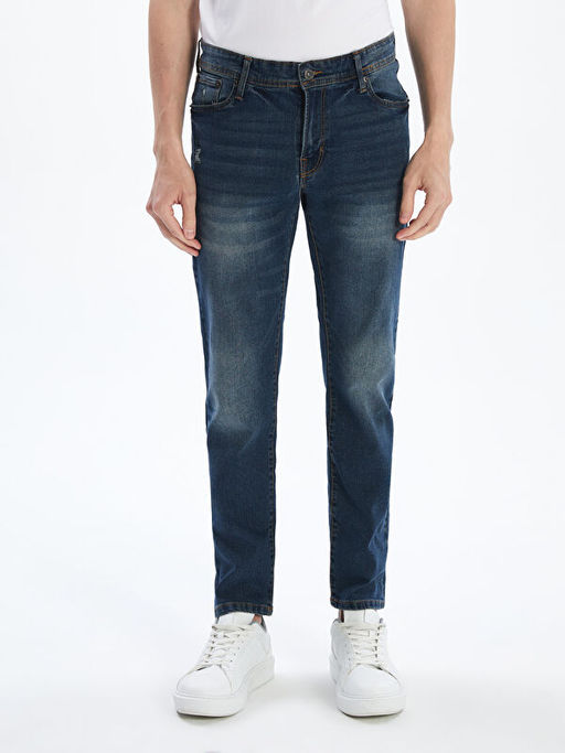 Slim Fit Erkek Jean Pantolon