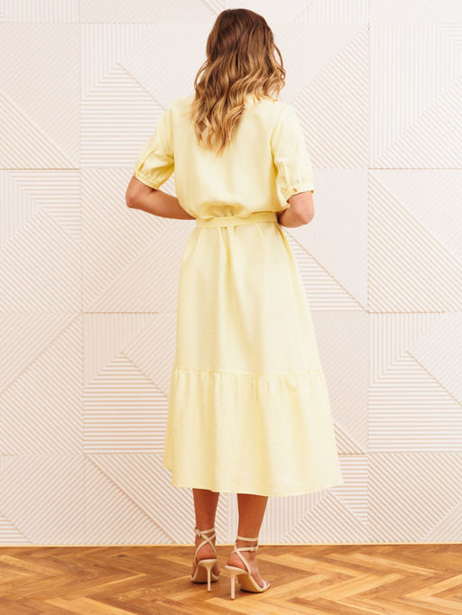 Платье Gizart 5126/2 сливочное масло  фото 3