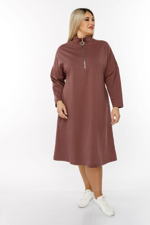 Платье Luxury Moda 1235 капучино