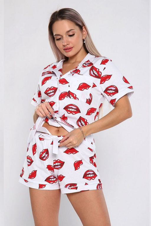 908 Пижама женская Губы