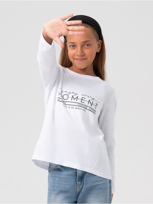 Лонгслив детский Момент серый - София фото 6