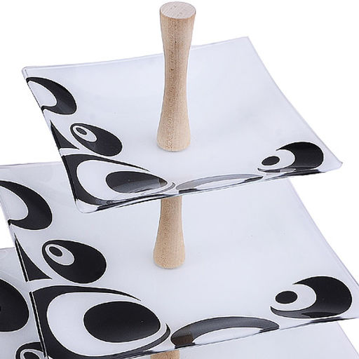 161129 Ваза для фруктов ЭСТЕЛЬ 3-х ярус (х4)