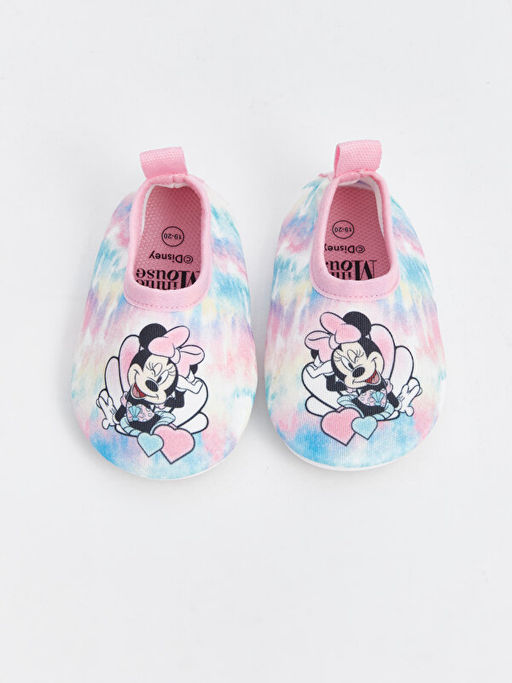 Minnie Mouse Bask?l? K?z Bebek Deniz Ayakkab?s? - Waikiki фото 3