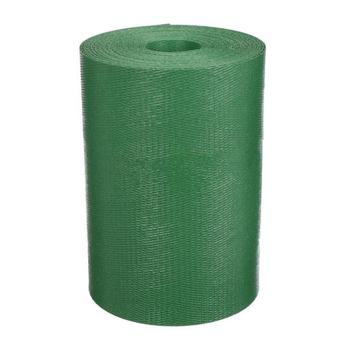 Лента бордюрная, 20 см×10 м, толщина 1.2 мм, пластиковая, зелёная, Greengo