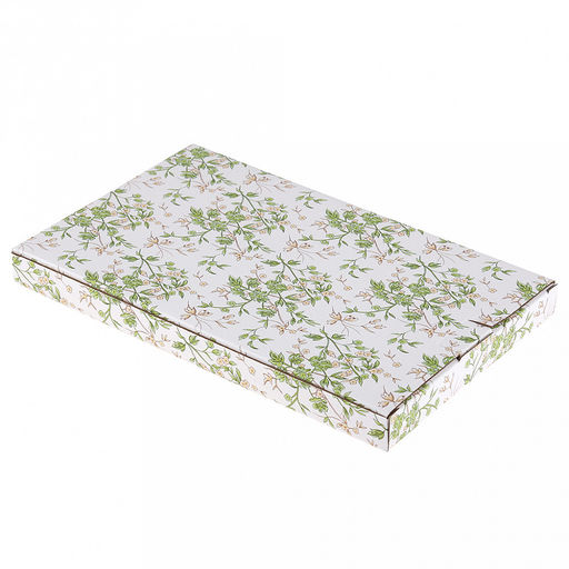 Флора Тарелка мелкая фарфоровая 293х155х25мм, ассиметричная форма, в коробке (Китай) - Домашняя мода фото 5