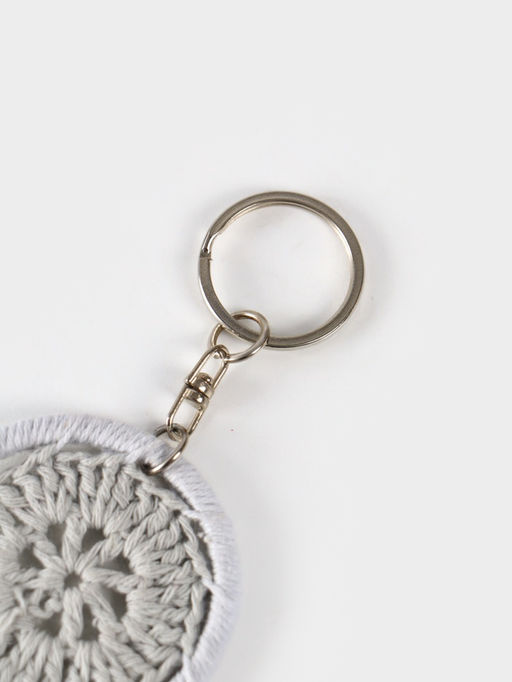 Брелок «Ловец снов», 19 см, серый