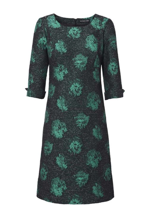 Платье, черно-зеленое - Patrizia dini фото 2