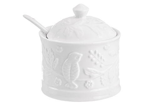 Сахарница 270 мл 9*9*10 см Птички на ветке + ложка - Elan gallery фото 5