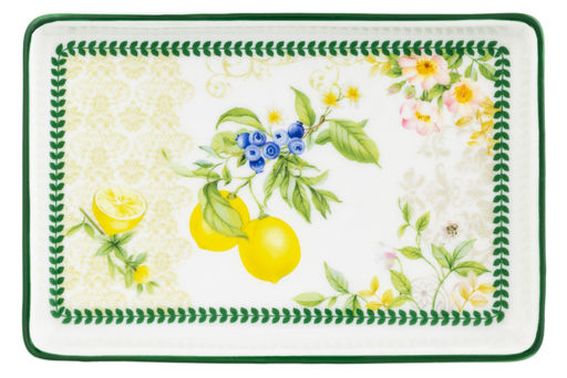 Масленка 13,5*9*6,5 см Лимоны NEW BONE CHINA - Elan gallery фото 14