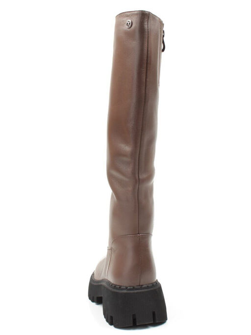 02-FL655-2M BROWN Сапоги зимние женские (натуральная кожа, натуральный мех (еврозима)) - No name фото 6