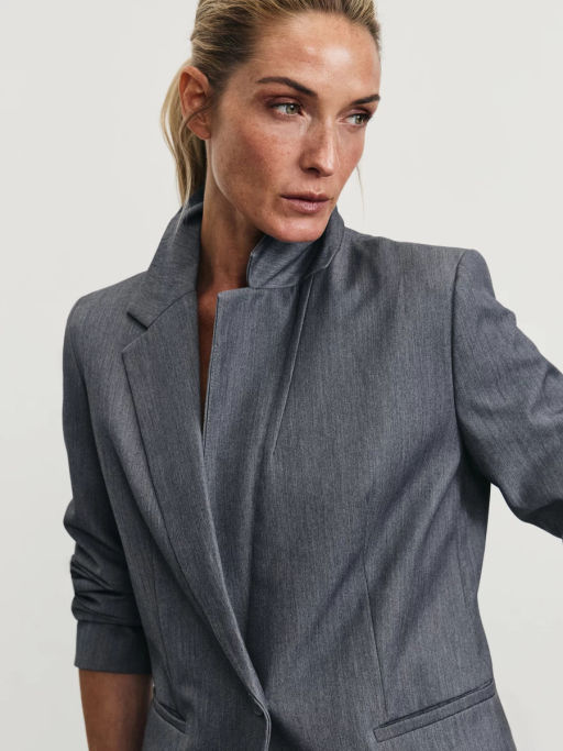 Приталенный однобортный жакет / Zarina фото 8